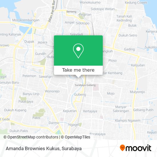 Amanda Brownies Kukus map