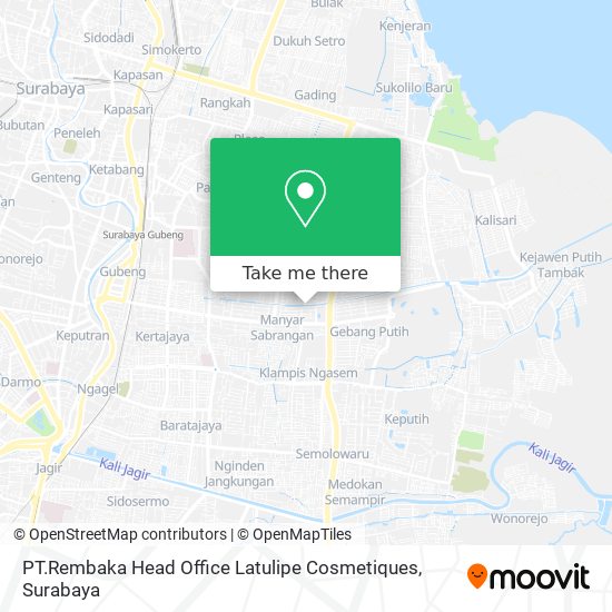 PT.Rembaka Head Office Latulipe Cosmetiques map