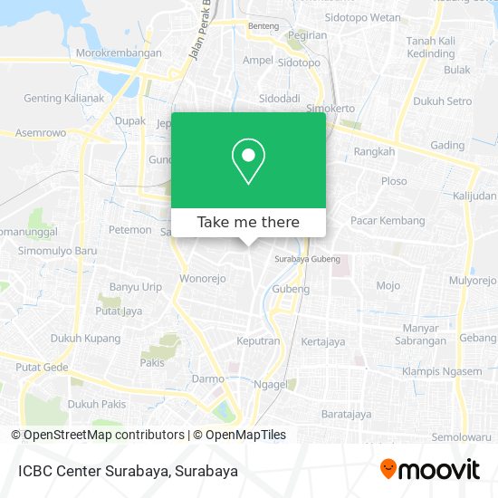 ICBC Center Surabaya map