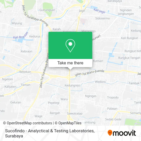 Sucofindo - Analyctical & Testing Laboratories map