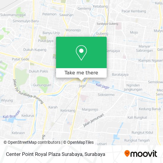 Center Point Royal Plaza Surabaya map