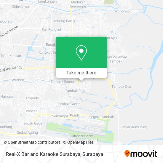 Real-X Bar and Karaoke Surabaya map
