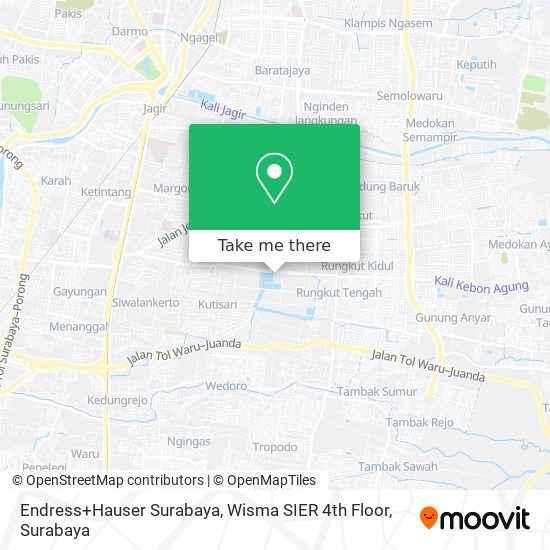 Endress+Hauser Surabaya, Wisma SIER 4th Floor map