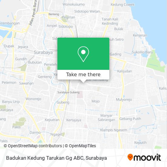 Badukan Kedung Tarukan Gg ABC map