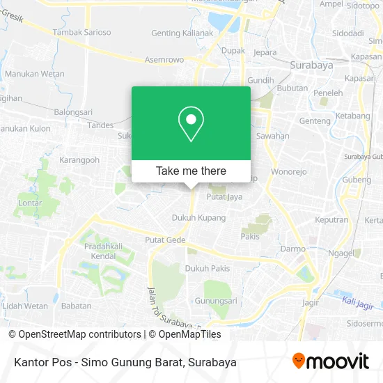 Kantor Pos - Simo Gunung Barat map