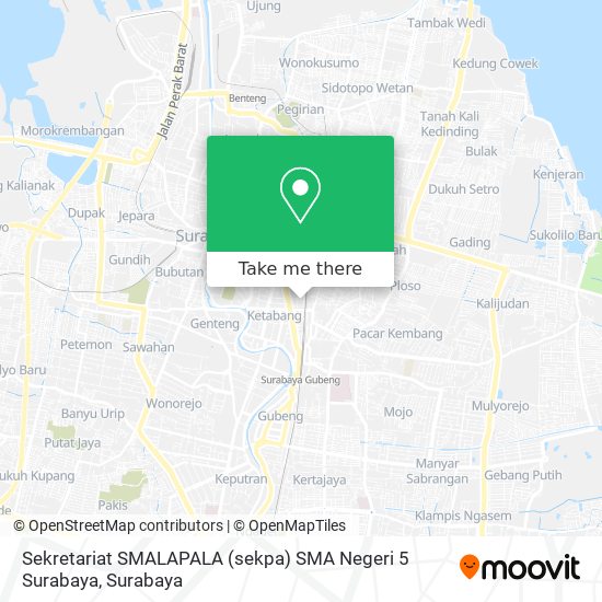 Sekretariat SMALAPALA (sekpa) SMA Negeri 5 Surabaya map