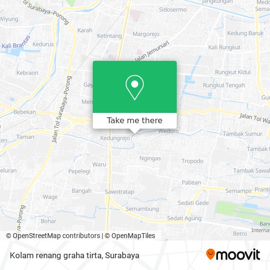 Kolam renang graha tirta map