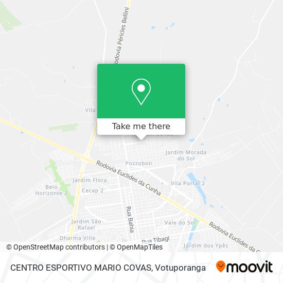 CENTRO ESPORTIVO MARIO COVAS map