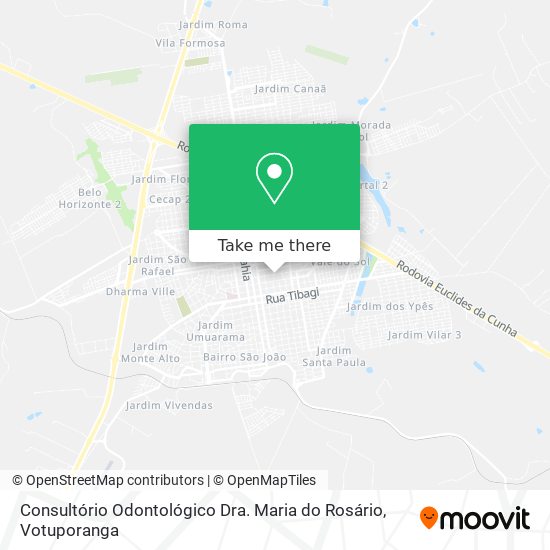 Consultório Odontológico Dra. Maria do Rosário map