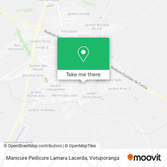 Manicure Pedicure Lamara Lacerda map