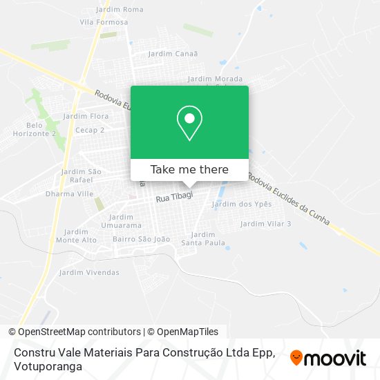 Constru Vale Materiais Para Construção Ltda Epp map