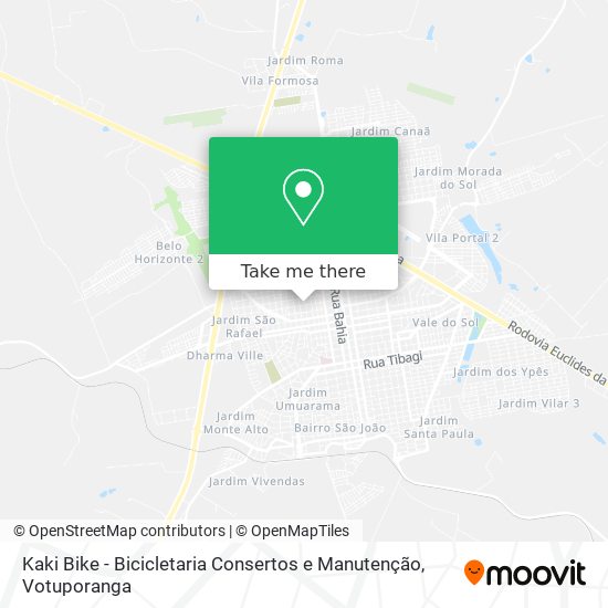 Mapa Kaki Bike - Bicicletaria Consertos e Manutenção