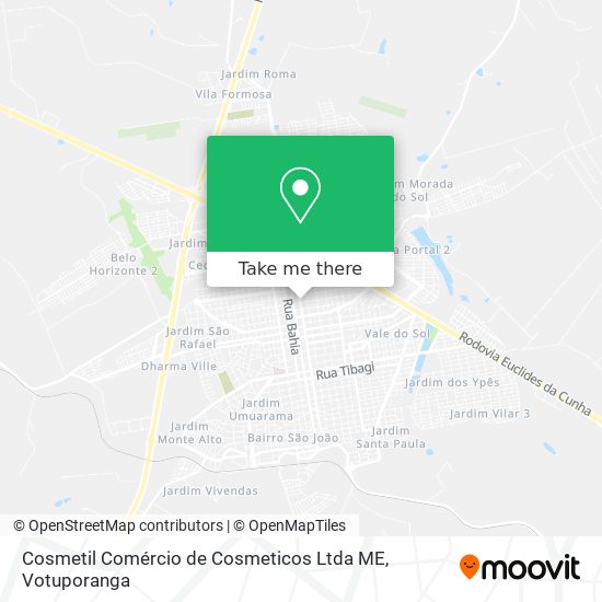 Cosmetil Comércio de Cosmeticos Ltda ME map