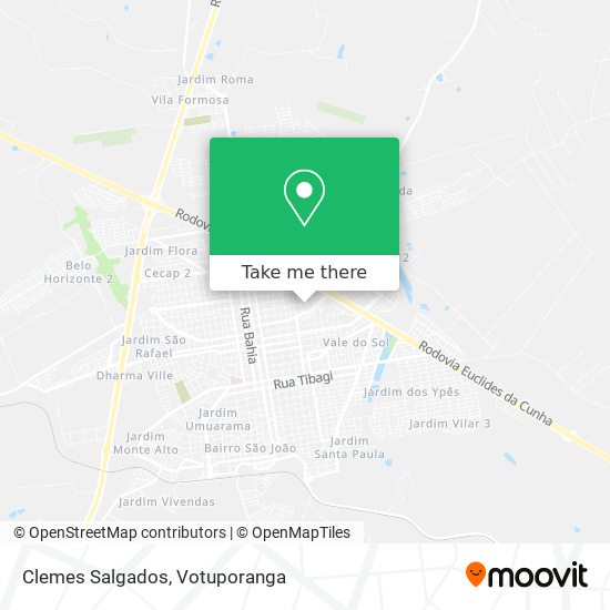 Clemes Salgados map
