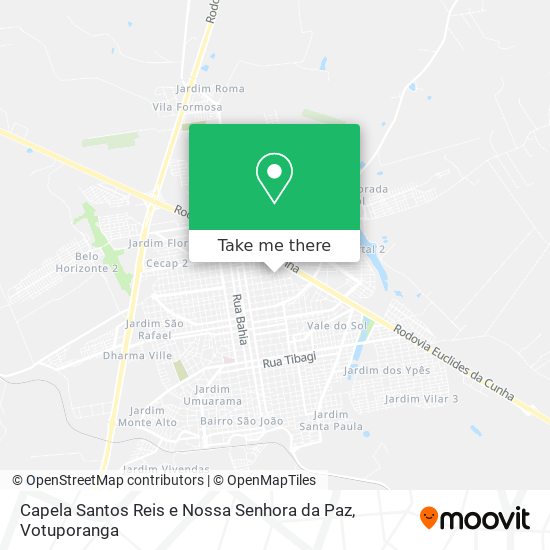 Capela Santos Reis e Nossa Senhora da Paz map
