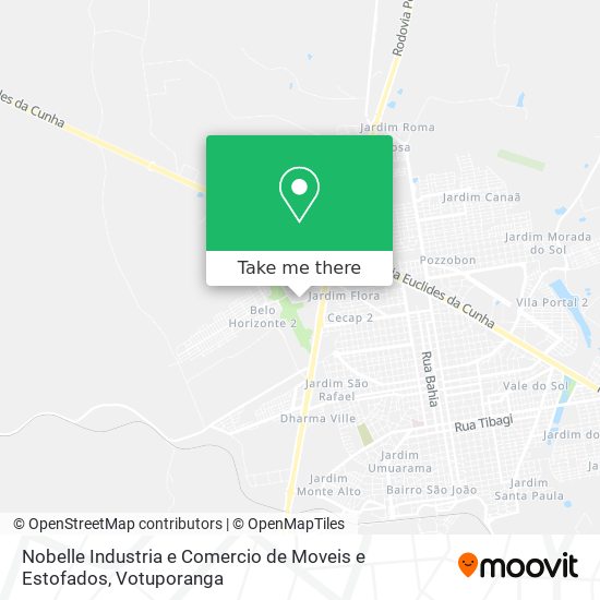 Mapa Nobelle Industria e Comercio de Moveis e Estofados