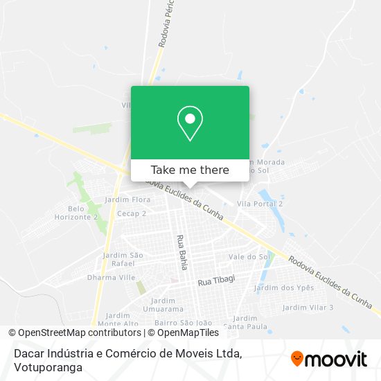 Dacar Indústria e Comércio de Moveis Ltda map