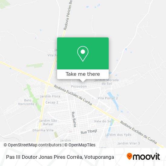 Pas III Doutor Jonas Pires Corrêa map