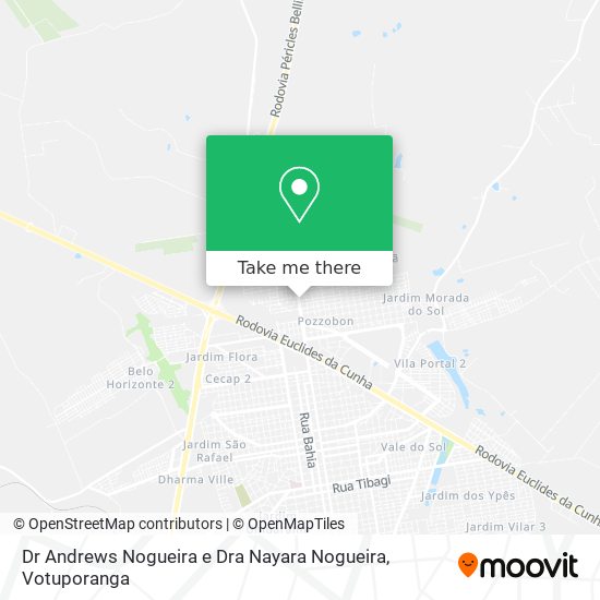 Dr Andrews Nogueira e Dra Nayara Nogueira map