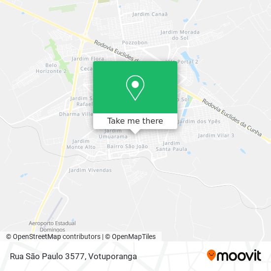 Rua São Paulo 3577 map
