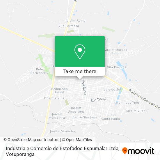 Indústria e Comércio de Estofados Espumalar Ltda map