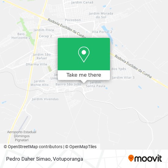 Pedro Daher Simao map