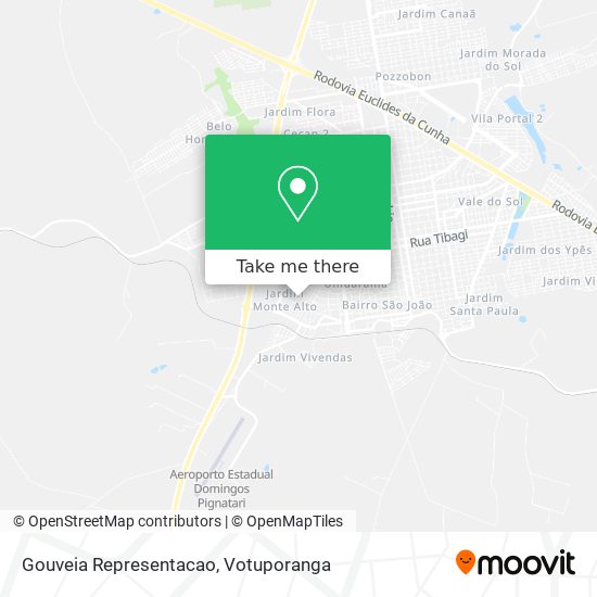 Gouveia Representacao map