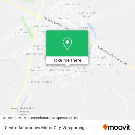 Centro Automotivo Motor City map
