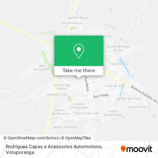Rodrigues Capas e Acessorios Automotivos map