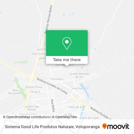 Sistema Good Life Produtos Naturais map