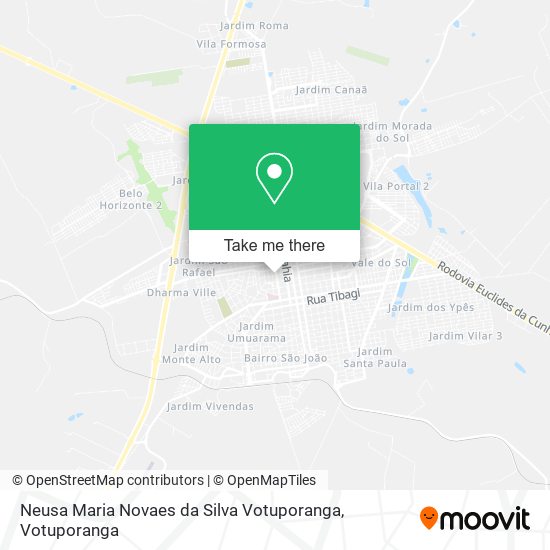 Mapa Neusa Maria Novaes da Silva Votuporanga