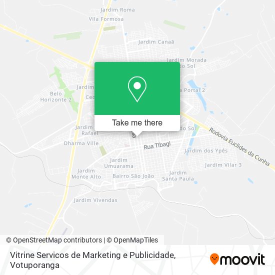 Mapa Vitrine Servicos de Marketing e Publicidade