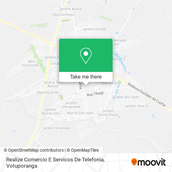 Mapa Realize Comercio E Servicos De Telefonia