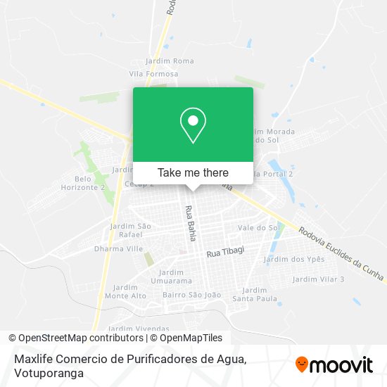 Maxlife Comercio de Purificadores de Agua map