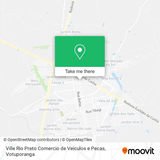 Ville Rio Preto Comercio de Veiculos e Pecas map