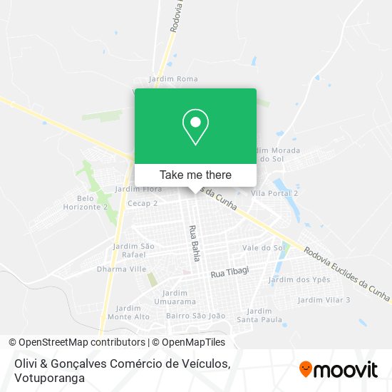Mapa Olivi & Gonçalves Comércio de Veículos