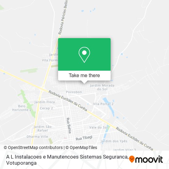 Mapa A L Instalacoes e Manutencoes Sistemas Seguranca