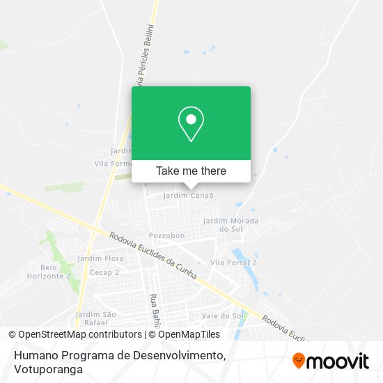 Humano Programa de Desenvolvimento map