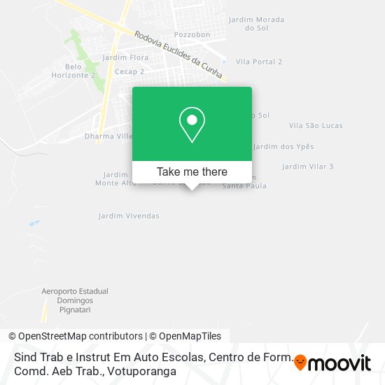 Mapa Sind Trab e Instrut Em Auto Escolas, Centro de Form. Comd. Aeb Trab.