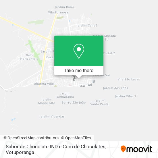 Mapa Sabor de Chocolate IND e Com de Chocolates