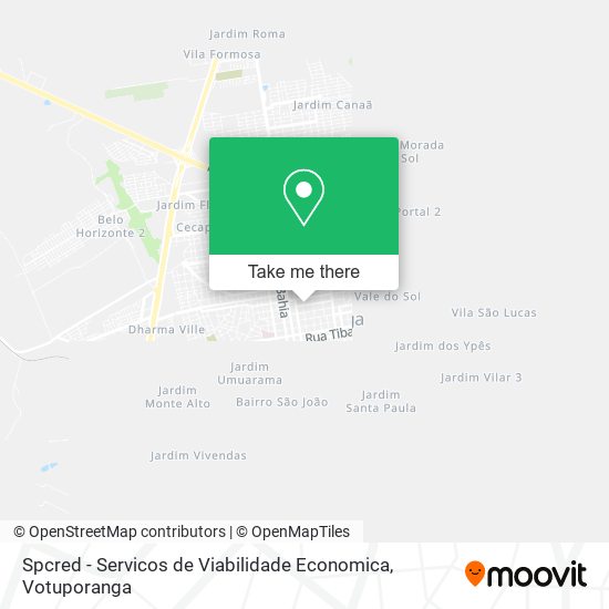 Spcred - Servicos de Viabilidade Economica map