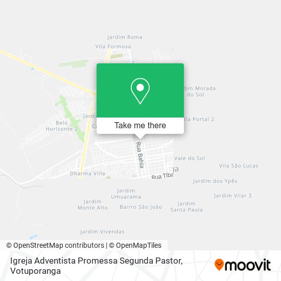 Mapa Igreja Adventista Promessa Segunda Pastor