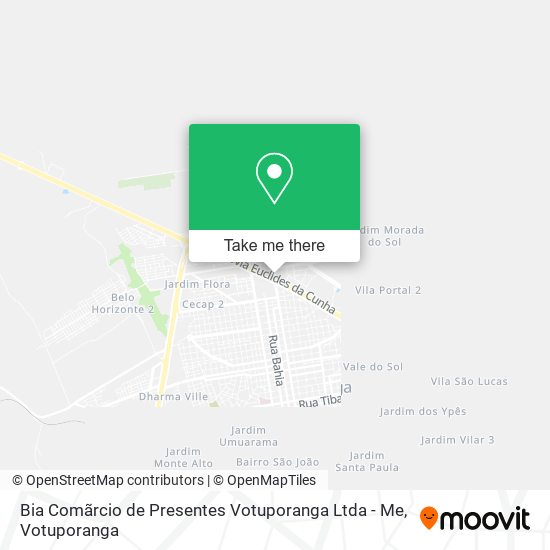 Bia Comãrcio de Presentes Votuporanga Ltda - Me map