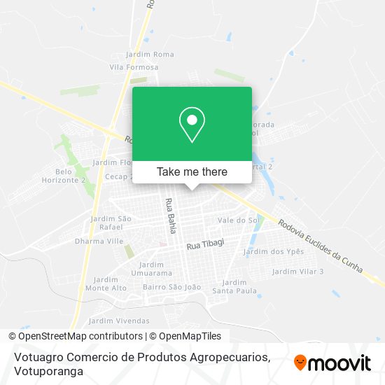 Votuagro Comercio de Produtos Agropecuarios map