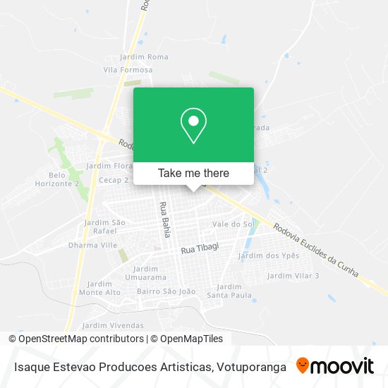 Mapa Isaque Estevao Producoes Artisticas