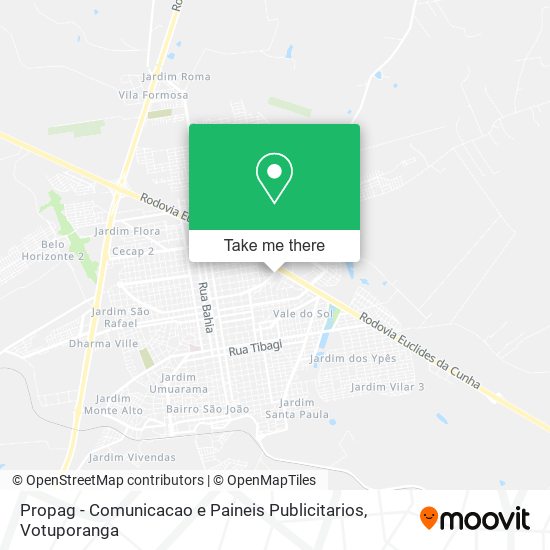 Propag - Comunicacao e Paineis Publicitarios map
