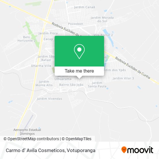 Carmo d' Avila Cosmeticos map
