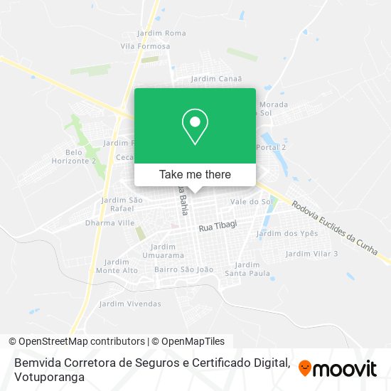 Bemvida Corretora de Seguros e Certificado Digital map