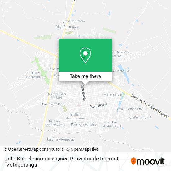 Info BR Telecomunicações Provedor de Internet map