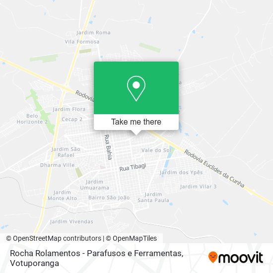 Mapa Rocha Rolamentos - Parafusos e Ferramentas